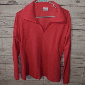 Pink Columbia quarter zip